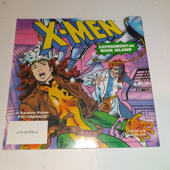 Marvel Vintage X-Men Experiment On Muir Island Paperback TV Series Book 1994 - Picture 2 of 5